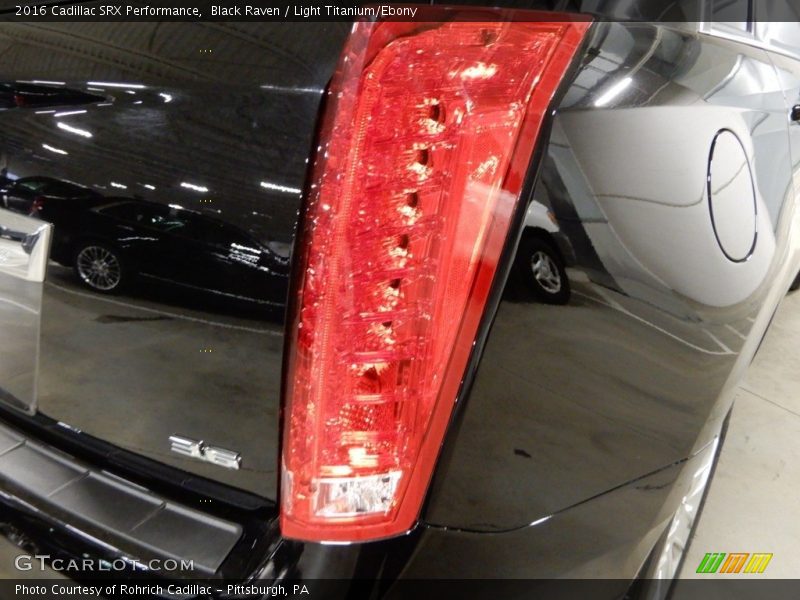 Black Raven / Light Titanium/Ebony 2016 Cadillac SRX Performance