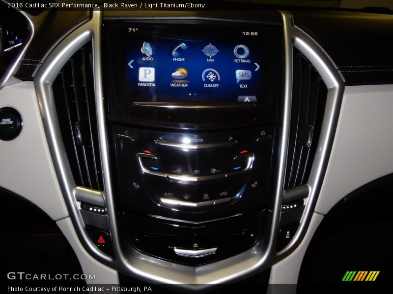 Black Raven / Light Titanium/Ebony 2016 Cadillac SRX Performance