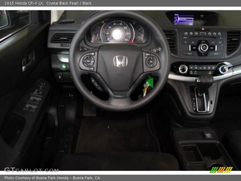 Crystal Black Pearl / Black 2015 Honda CR-V LX