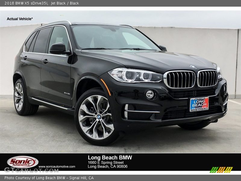 Jet Black / Black 2018 BMW X5 sDrive35i