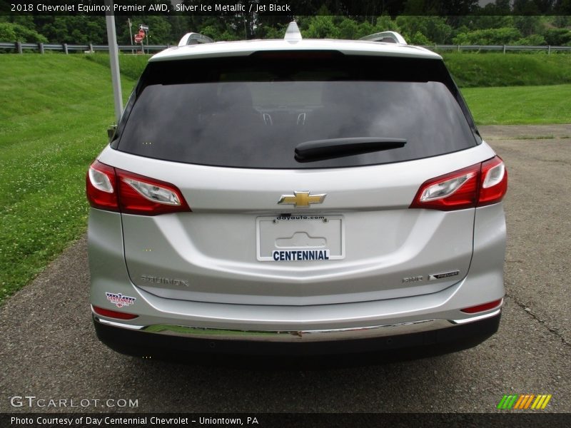 Silver Ice Metallic / Jet Black 2018 Chevrolet Equinox Premier AWD