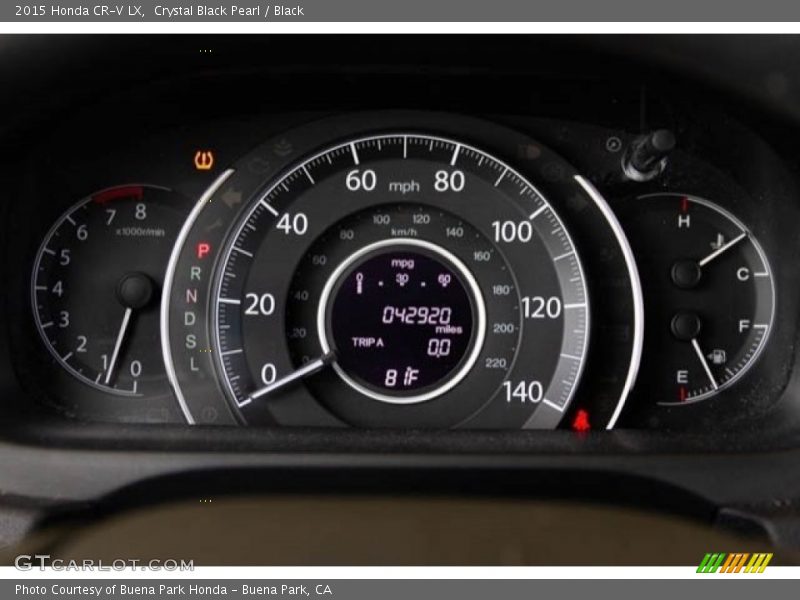 Crystal Black Pearl / Black 2015 Honda CR-V LX