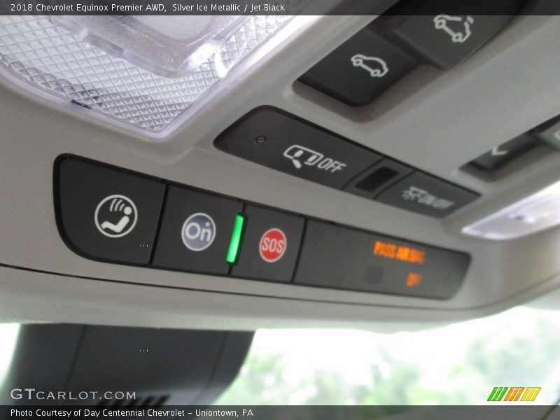 Silver Ice Metallic / Jet Black 2018 Chevrolet Equinox Premier AWD