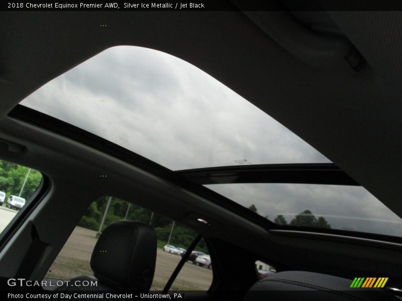 Silver Ice Metallic / Jet Black 2018 Chevrolet Equinox Premier AWD