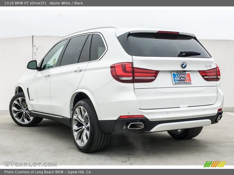 Alpine White / Black 2018 BMW X5 sDrive35i
