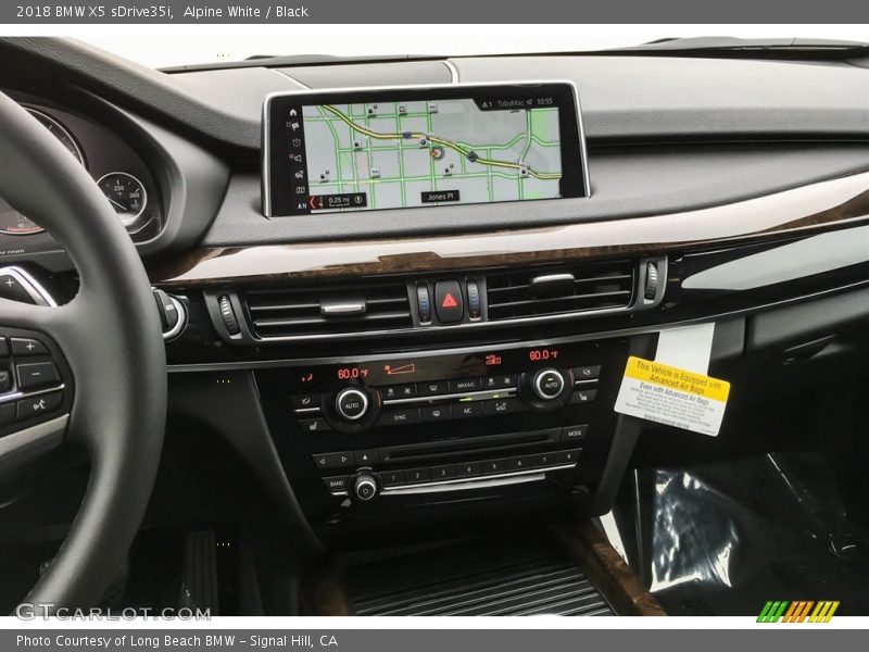 Alpine White / Black 2018 BMW X5 sDrive35i