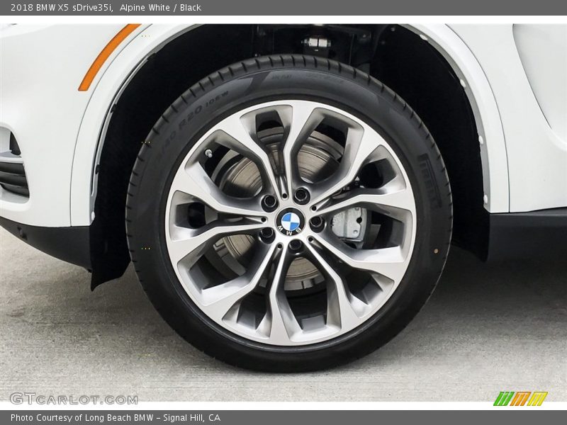 Alpine White / Black 2018 BMW X5 sDrive35i