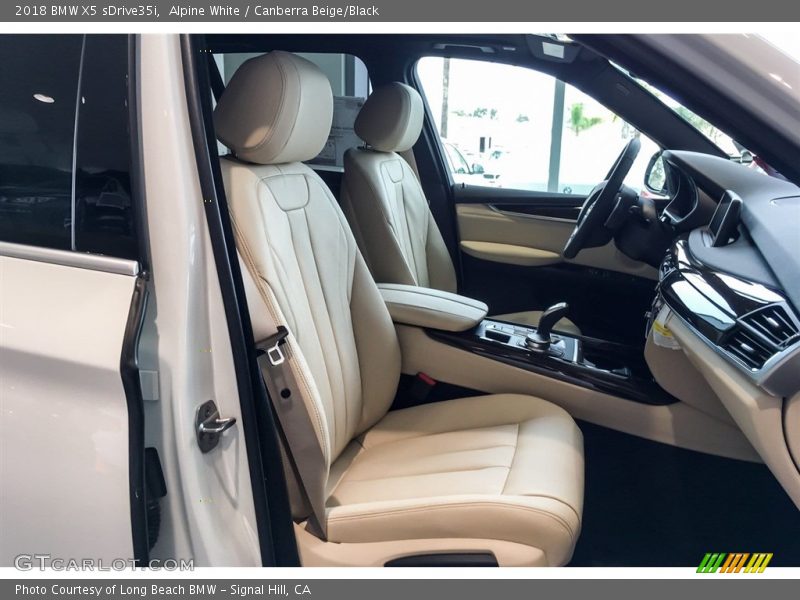 Alpine White / Canberra Beige/Black 2018 BMW X5 sDrive35i