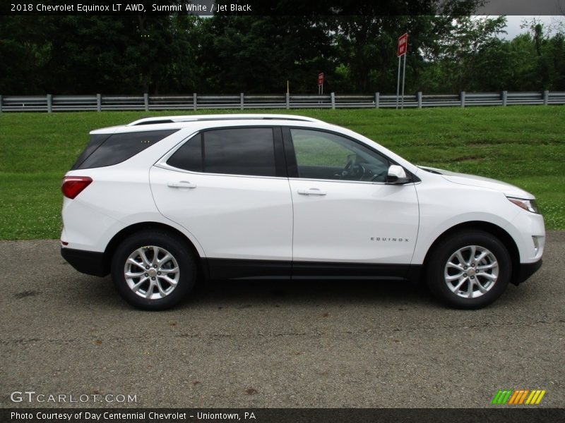 Summit White / Jet Black 2018 Chevrolet Equinox LT AWD