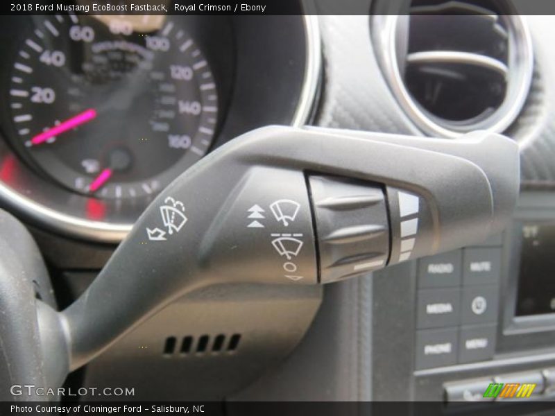 Controls of 2018 Mustang EcoBoost Fastback