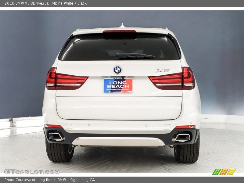 Alpine White / Black 2018 BMW X5 sDrive35i