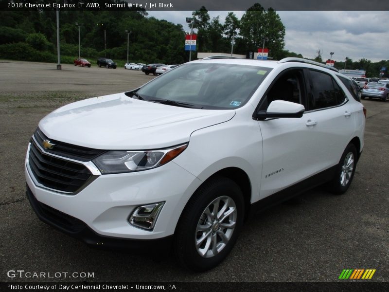 Summit White / Jet Black 2018 Chevrolet Equinox LT AWD