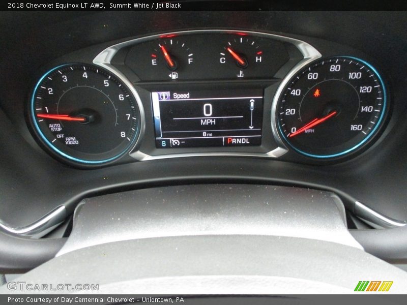 Summit White / Jet Black 2018 Chevrolet Equinox LT AWD