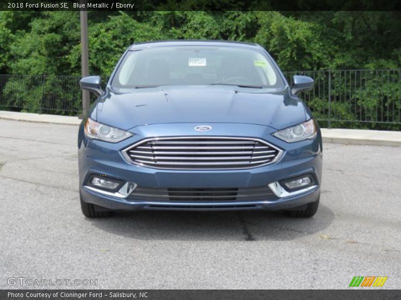 Blue Metallic / Ebony 2018 Ford Fusion SE