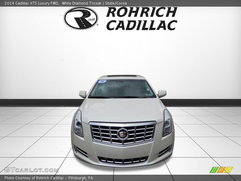 White Diamond Tricoat / Shale/Cocoa 2014 Cadillac XTS Luxury FWD