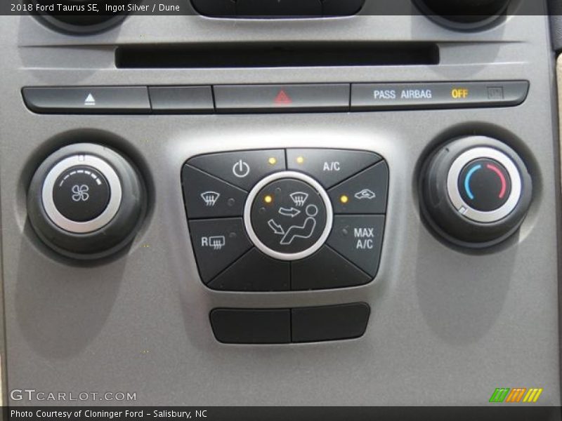 Controls of 2018 Taurus SE