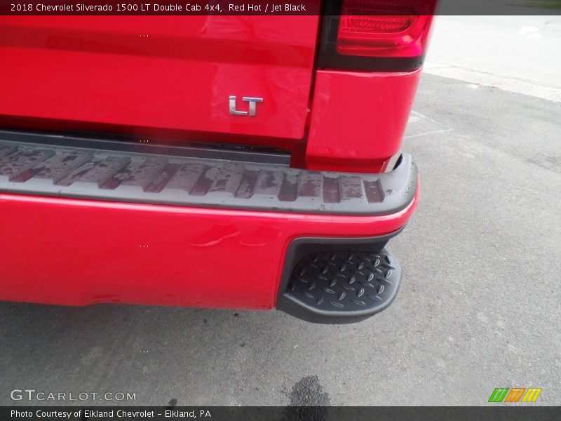 Red Hot / Jet Black 2018 Chevrolet Silverado 1500 LT Double Cab 4x4