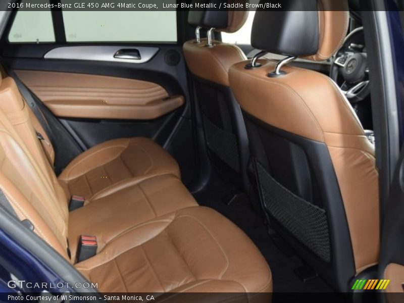 Lunar Blue Metallic / Saddle Brown/Black 2016 Mercedes-Benz GLE 450 AMG 4Matic Coupe