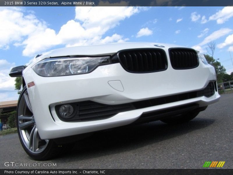 Alpine White / Black 2015 BMW 3 Series 320i Sedan