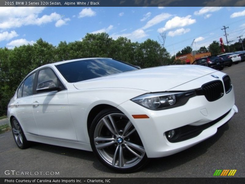 Alpine White / Black 2015 BMW 3 Series 320i Sedan