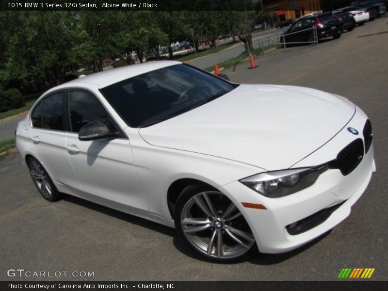 Alpine White / Black 2015 BMW 3 Series 320i Sedan