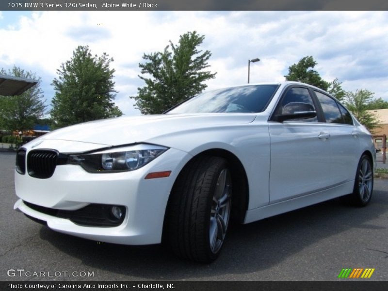 Alpine White / Black 2015 BMW 3 Series 320i Sedan