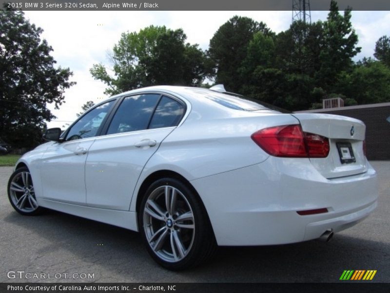 Alpine White / Black 2015 BMW 3 Series 320i Sedan