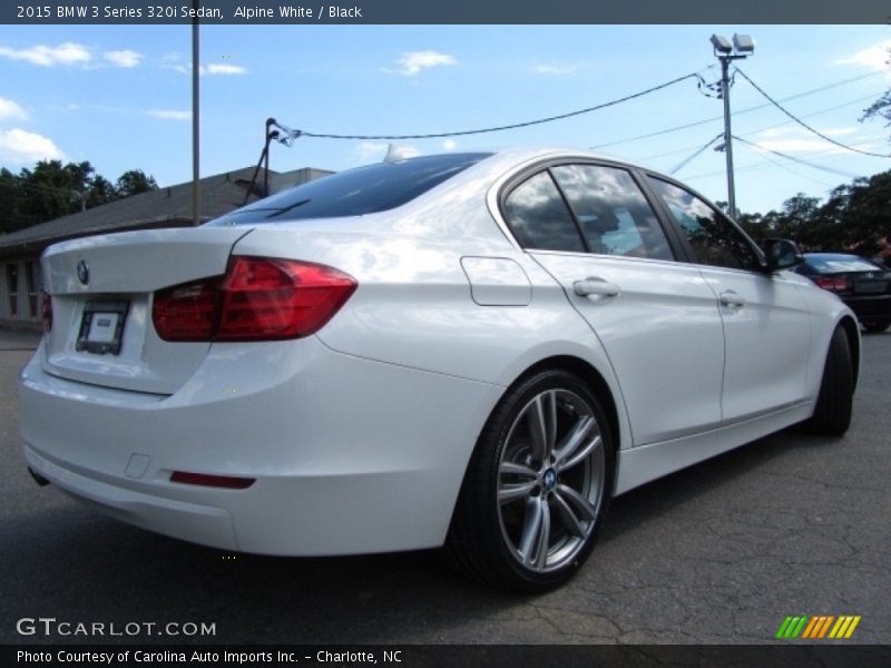 Alpine White / Black 2015 BMW 3 Series 320i Sedan