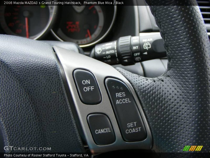 Phantom Blue Mica / Black 2008 Mazda MAZDA3 s Grand Touring Hatchback