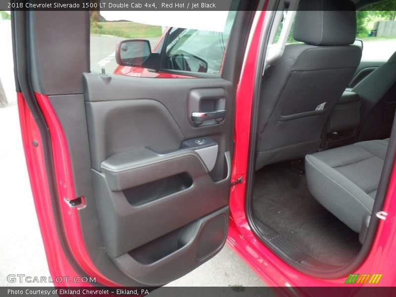 Red Hot / Jet Black 2018 Chevrolet Silverado 1500 LT Double Cab 4x4