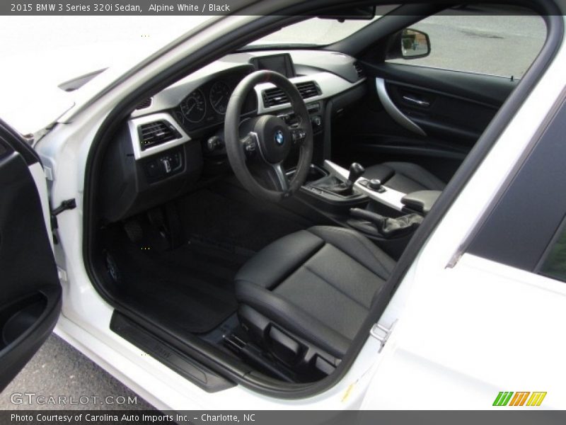 Alpine White / Black 2015 BMW 3 Series 320i Sedan