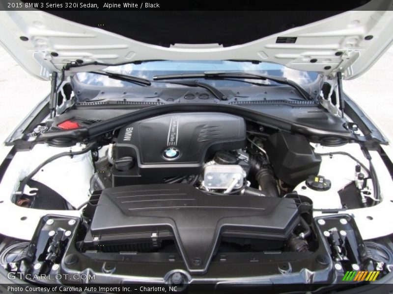Alpine White / Black 2015 BMW 3 Series 320i Sedan