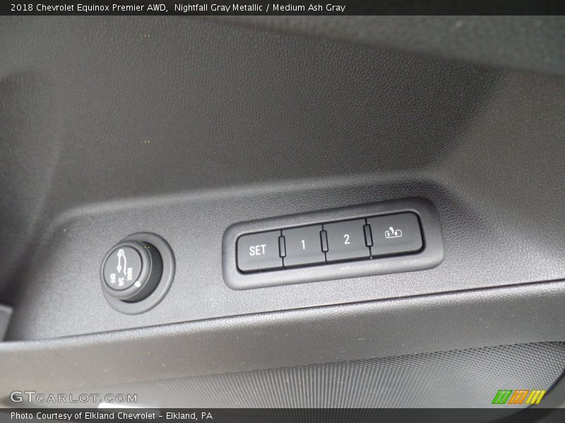 Nightfall Gray Metallic / Medium Ash Gray 2018 Chevrolet Equinox Premier AWD