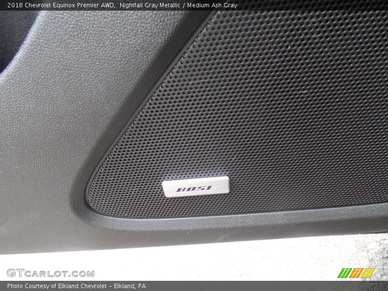 Nightfall Gray Metallic / Medium Ash Gray 2018 Chevrolet Equinox Premier AWD