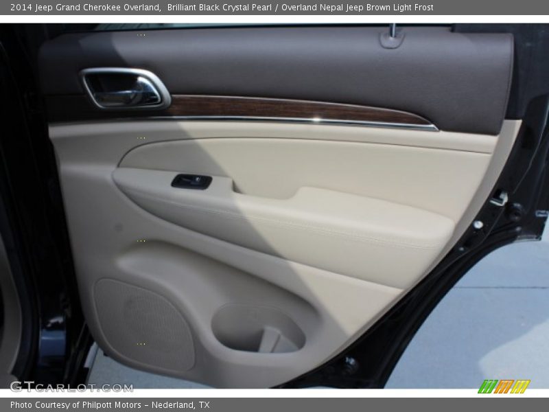 Brilliant Black Crystal Pearl / Overland Nepal Jeep Brown Light Frost 2014 Jeep Grand Cherokee Overland