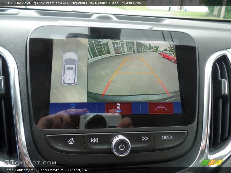 Nightfall Gray Metallic / Medium Ash Gray 2018 Chevrolet Equinox Premier AWD