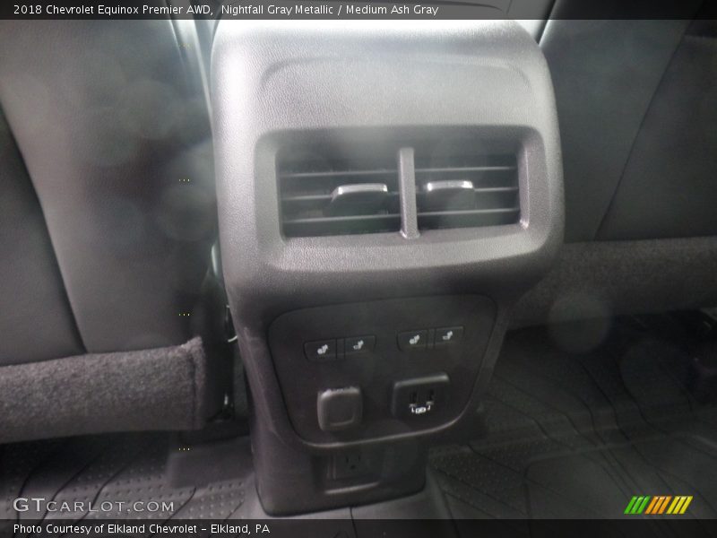 Nightfall Gray Metallic / Medium Ash Gray 2018 Chevrolet Equinox Premier AWD