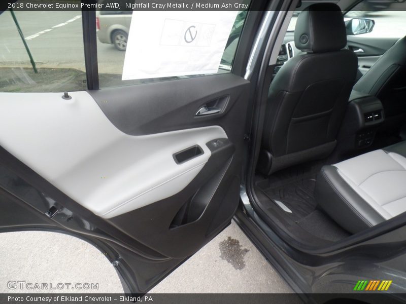 Nightfall Gray Metallic / Medium Ash Gray 2018 Chevrolet Equinox Premier AWD