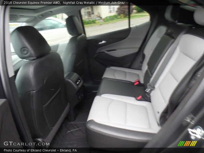 Nightfall Gray Metallic / Medium Ash Gray 2018 Chevrolet Equinox Premier AWD