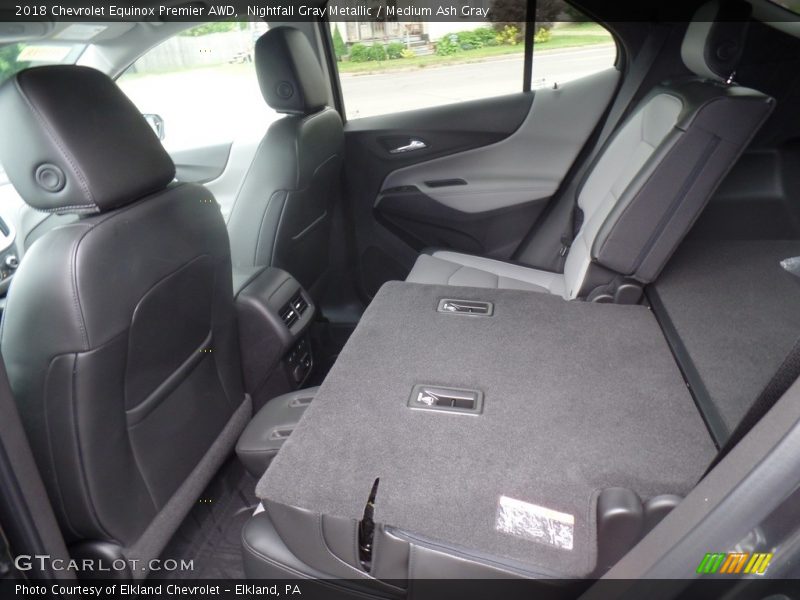 Nightfall Gray Metallic / Medium Ash Gray 2018 Chevrolet Equinox Premier AWD