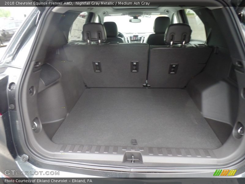 Nightfall Gray Metallic / Medium Ash Gray 2018 Chevrolet Equinox Premier AWD