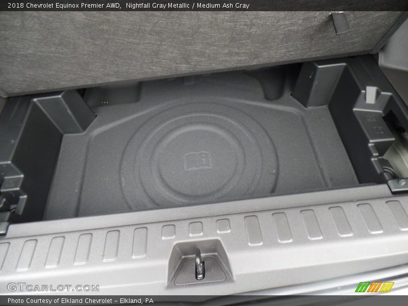 Nightfall Gray Metallic / Medium Ash Gray 2018 Chevrolet Equinox Premier AWD
