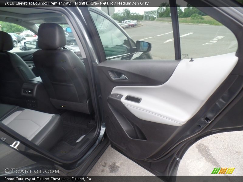 Nightfall Gray Metallic / Medium Ash Gray 2018 Chevrolet Equinox Premier AWD