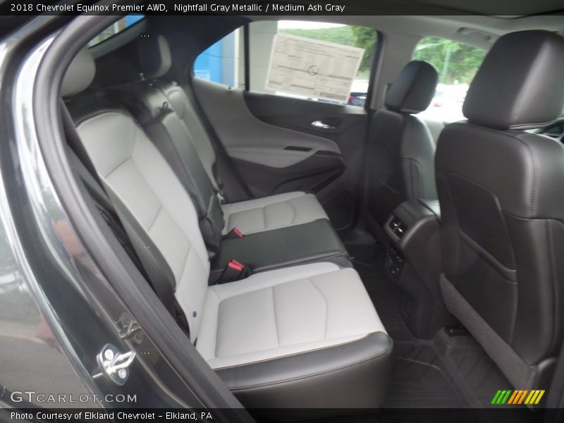Nightfall Gray Metallic / Medium Ash Gray 2018 Chevrolet Equinox Premier AWD