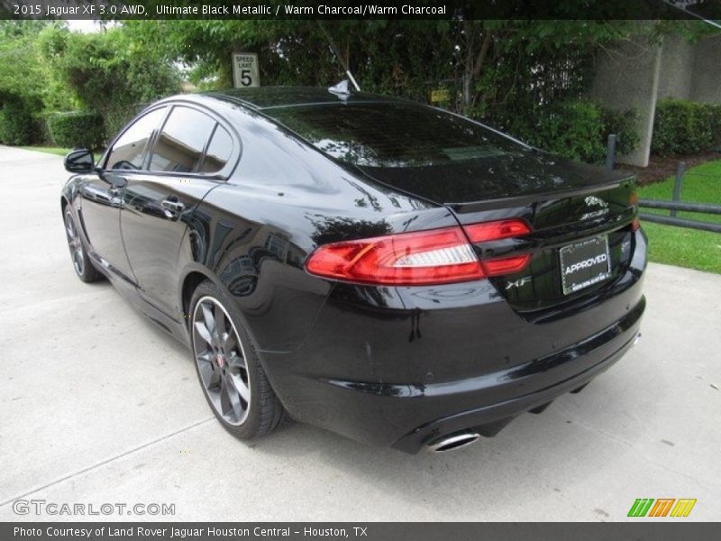 Ultimate Black Metallic / Warm Charcoal/Warm Charcoal 2015 Jaguar XF 3.0 AWD