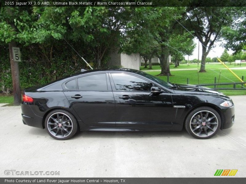 Ultimate Black Metallic / Warm Charcoal/Warm Charcoal 2015 Jaguar XF 3.0 AWD