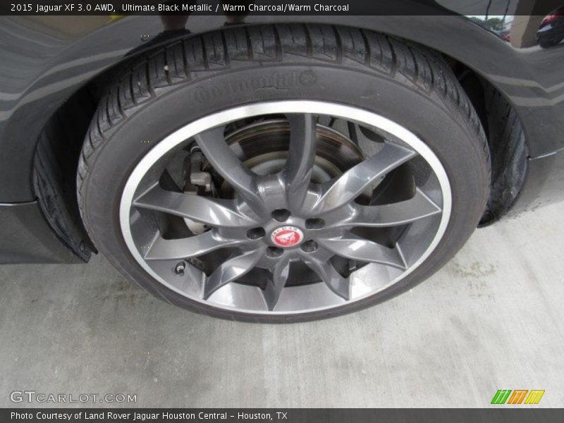 Ultimate Black Metallic / Warm Charcoal/Warm Charcoal 2015 Jaguar XF 3.0 AWD