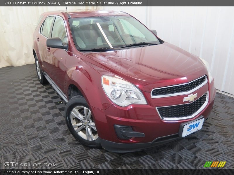 Cardinal Red Metallic / Jet Black/Light Titanium 2010 Chevrolet Equinox LS AWD