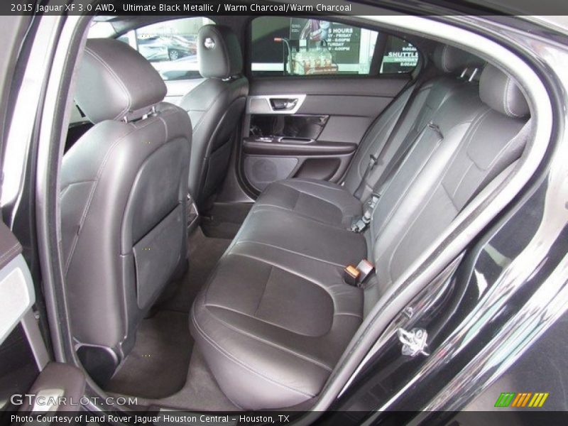 Ultimate Black Metallic / Warm Charcoal/Warm Charcoal 2015 Jaguar XF 3.0 AWD