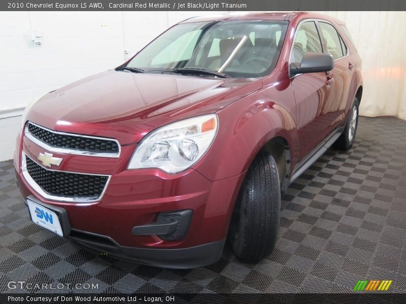 Cardinal Red Metallic / Jet Black/Light Titanium 2010 Chevrolet Equinox LS AWD